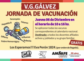 Jornada de vacunación en V.G.Gálvez