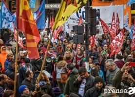 Masivo paro nacional en todo el país