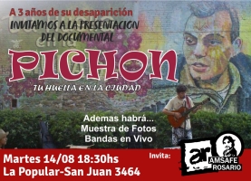 Presentación de documental sobre Pichón Escobar.