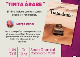 Presentación de Libro: "Tinta Árabe".