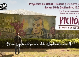 Proyección del documental “Pichón, tu huella en la ciudad”.