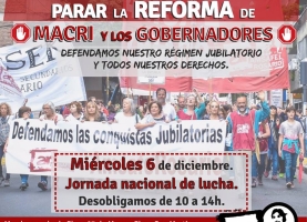 6D: Nos movilizamos contra las Reformas del Ajuste.