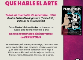 Ciclo de Cine: Que Hable el Arte “Persepolis”