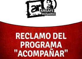 Reclamo del programa "Acompañar"