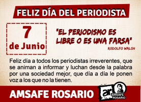 Feliz día del/a Periodista