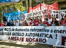 Paro total y acto unitario frente a Gobernación