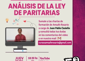 VIDEOS DE FORMACIÓN GREMIAL: 2° “ANÁLISIS DE LA LEY DE PARITARIAS” 