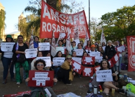 Amsafe Rosario en el 35° Encuentro Plurinacional de Mujeres, lesbianas. Trans, Travestis, Bisexuales, Intersexuales y No Binaries