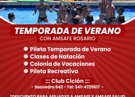 Temporada de Verano con Amsafe Rosario