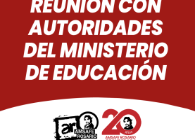 REUNIÓN CON AUTORIDADES DEL MINISTERIO DE EDUCACIÓN