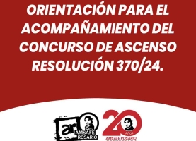 Orientación para el acompañamiento del Concurso de Ascenso Resolución 370/24.