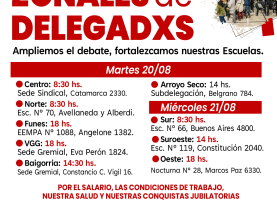 Zonales de Delegadxs