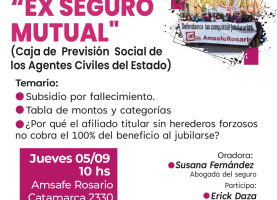Charla Informativa: "Ex Seguro Mutual " (Caja de Previsión Social de los Agentes Civiles del Estado)