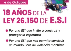 18 años de la ley 26.150 E.S.I