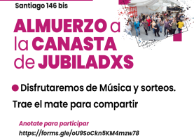 Almuerzo a la canasta de jubiladxs
