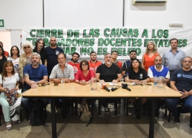 Conferencia de Prensa: ⚠️ CIERRE DE LAS CAUSAS A TRABAJADORES DOCENTES Y ESTATALES ⚠️