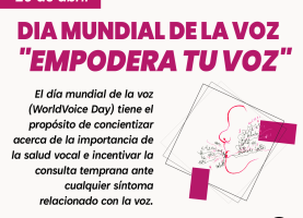 16A: DÍA MUNDIAL DE LA VOZ