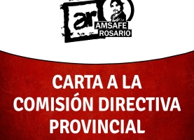 Carta a la Comisión Directiva Provincial