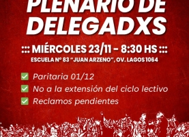 Plenario de delegadxs