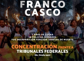 Justicia por Franco Casco