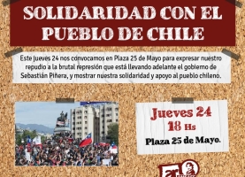 Solidaridad con el pueblo de Chile