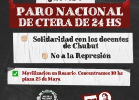 Paro Nacional de 24 hs de CTERA 