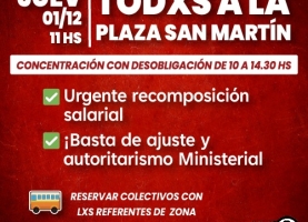 Todxs a la plaza San Martín 