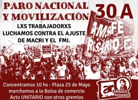 30A: Paro nacional y movilización