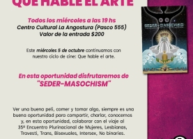 CICLO DE CINE: SEDER-MASOCHISM