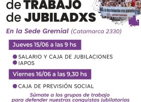 Grupos de Trabajo de Jubiladxs