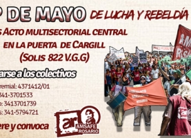 1º de Mayo de lucha y rebeldía