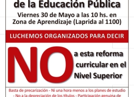 No a esta reforma en Nivel Superior