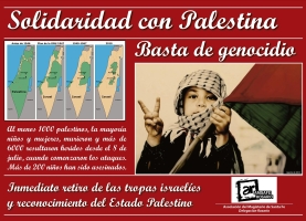 Marcha en solidaridad con Palestina