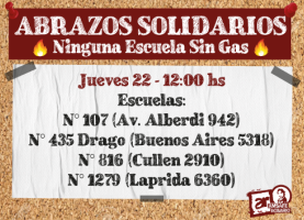 ¡Se multiplican los abrazos solidarios en las escuelas!