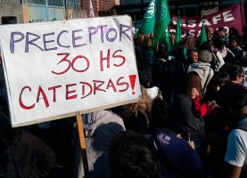 Vamos por un plan de lucha por: 6 hs cátedra para preceptores y bibliotecarios