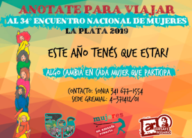 Anotate para viajar al 34 Encuentro Nacional de Mujeres