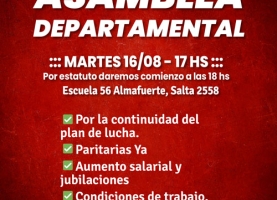 Convocatoria a Asamblea Departamental