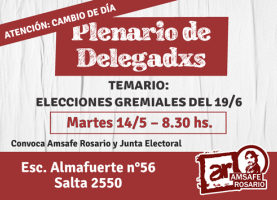 Plenario de delegadxs