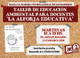 Taller de Educación Ambiental: “La Alforja Educativa”.