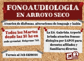 Fonoaudiología en Arroyo Seco