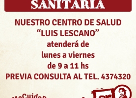 Emergencia Sanitaria: Centro de Salud Abierto, Gremio Cerrado