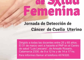 Campaña de Salud Femenina en Amsafe Rosario
