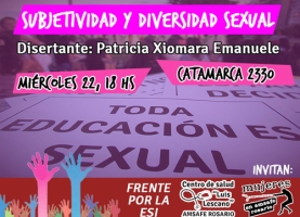 Charla Subjetividad y diversidad sexual