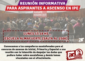 Reunión informativa para aspirantes a ascenso en IPE