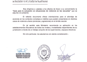 Guía para la actuación en situaciones de violencia en las escuelas