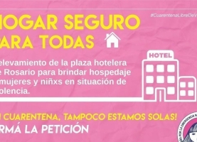 Firma la petición: Sumate a la campaña "Hogar Seguro para todas".  