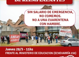 Jornada de Protesta de Reemplazantes 