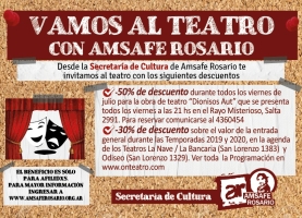 Vamos al teatro con Amsafe Rosario