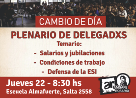 Plenario de Delegadxs (cambio de día)