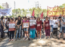 Concentración por salarios y Justicia por Fuentealba